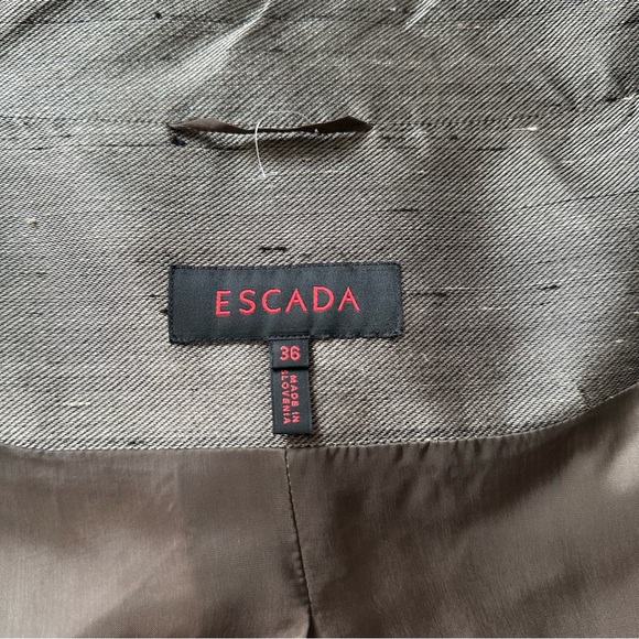 Escada Metallic Embellished Coat size 36 - Picture 6 of 8